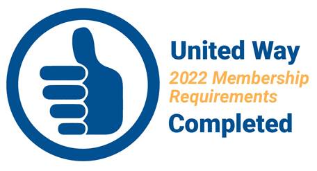 United Way 2022 Membership Requirements Completed Logo
